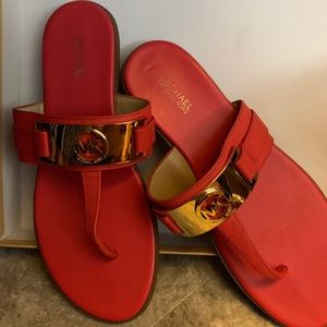 Coral MK Sandals For Sale!